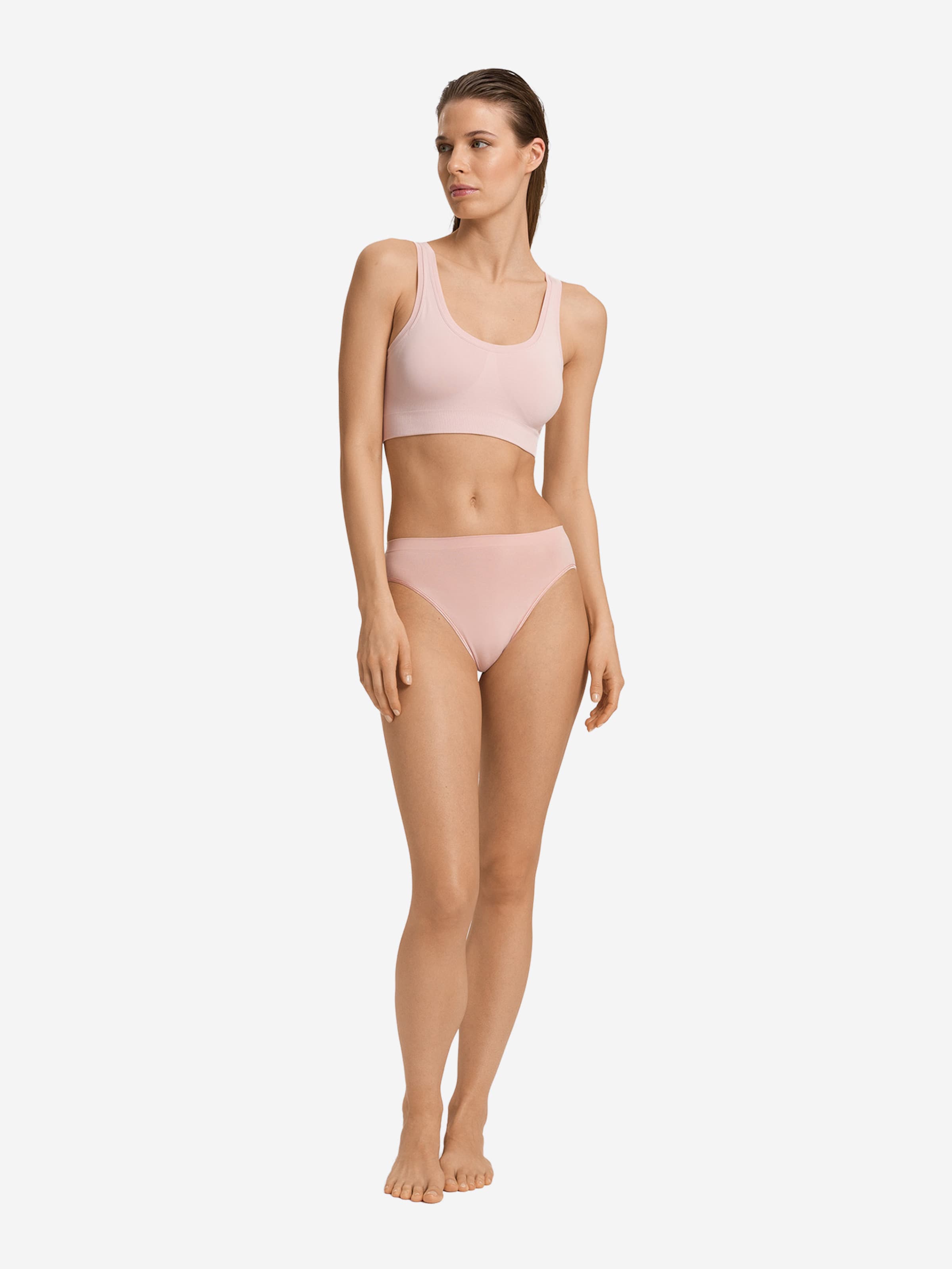 Hanro Bralette Bra ' Touch Feeling Padded ' in Pink