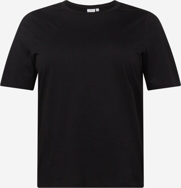 EVOKED - Camiseta 'VISYBIL' en negro: frente