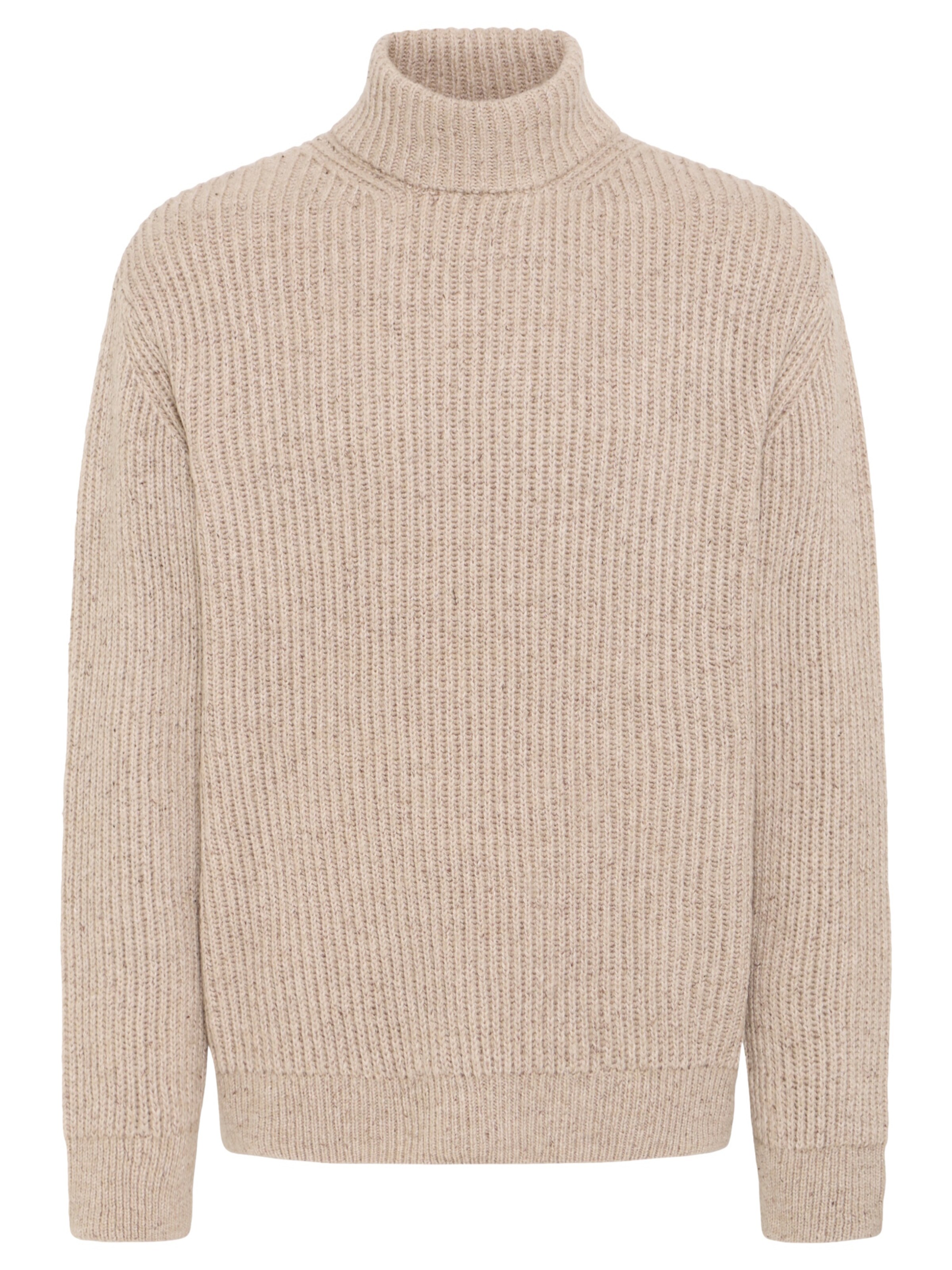 !Solid Pullover in Beige: Vorderseite