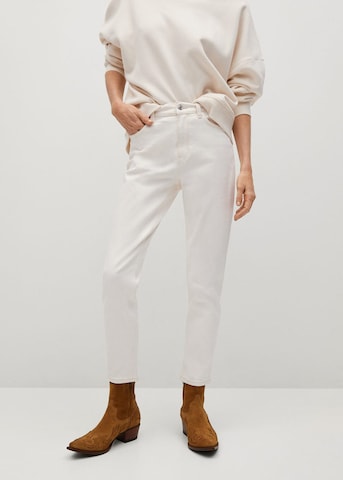 MANGO Jeans in White: front