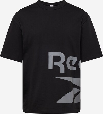 Reebok Тениска в сиво / черно, Преглед на продукта