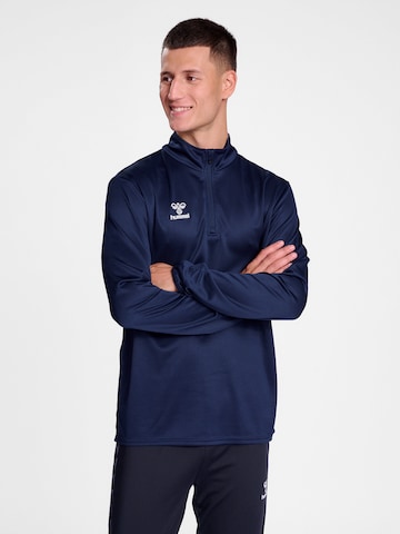 T-Shirt fonctionnel 'ESSENTIAL' Hummel en bleu : devant