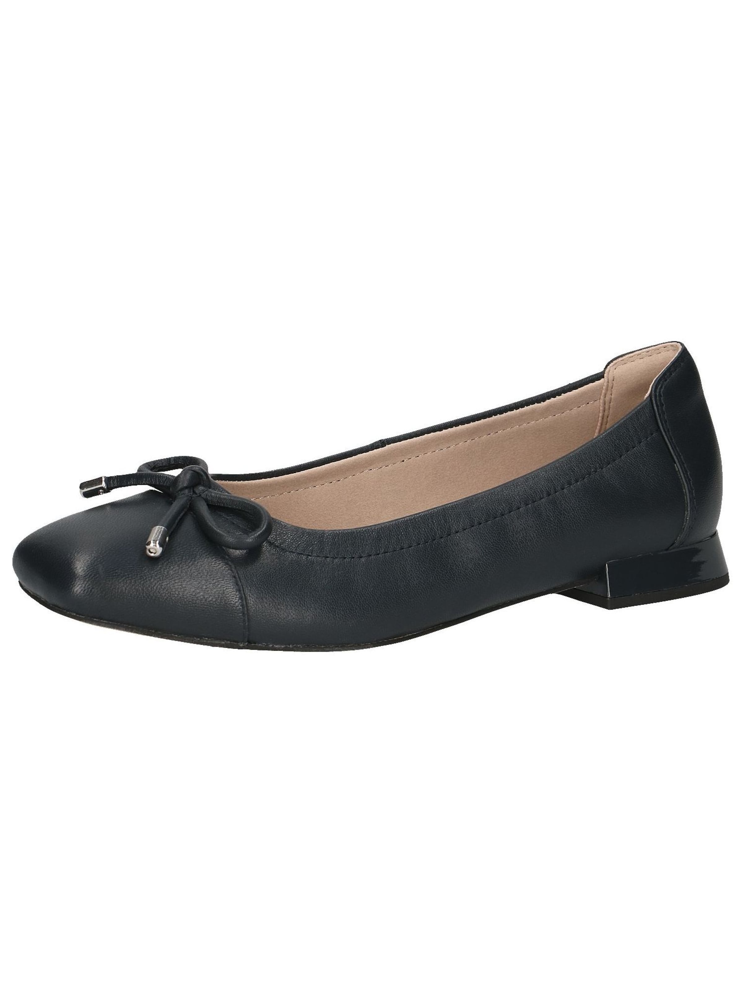 Ballerina di CAPRICE in nero: frontale