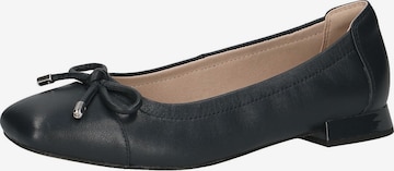 Ballerines CAPRICE en noir : devant