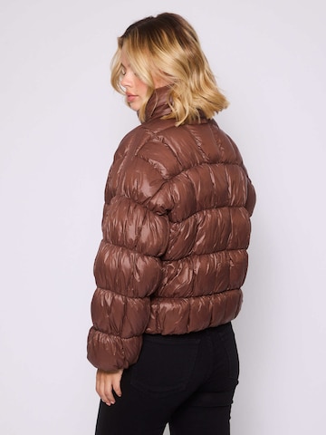 Veste mi-saison South Beach en marron