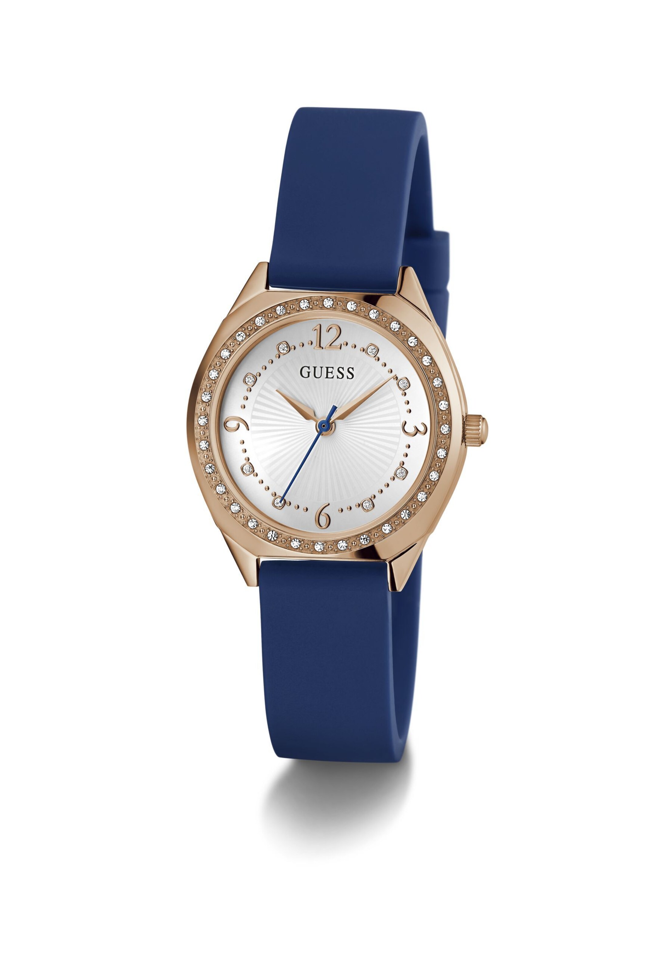 Orologio analogico 'CHARLOTTE' di GUESS in blu: frontale