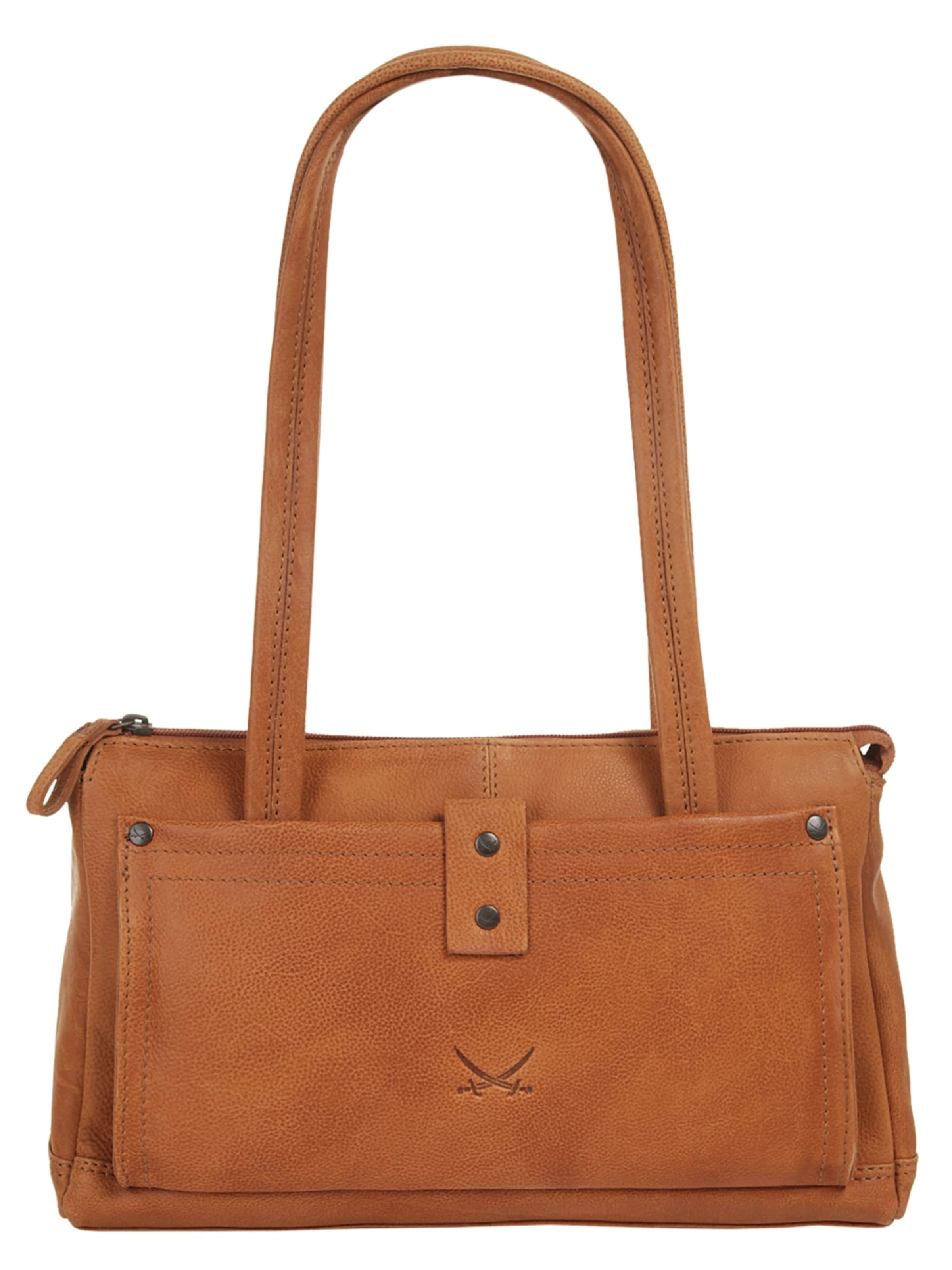 SANSIBAR Umhängetasche‌‌‌ in Braun: Vorderseite