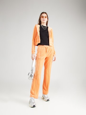Juicy Couture - Sudadera con cremallera 'MADISON' en naranja