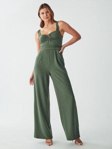 BWLDR Jumpsuit 'Ascot' in Green: front