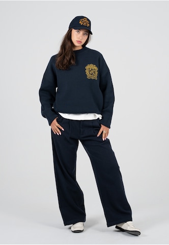 Regular Pantalon Prohibited en bleu