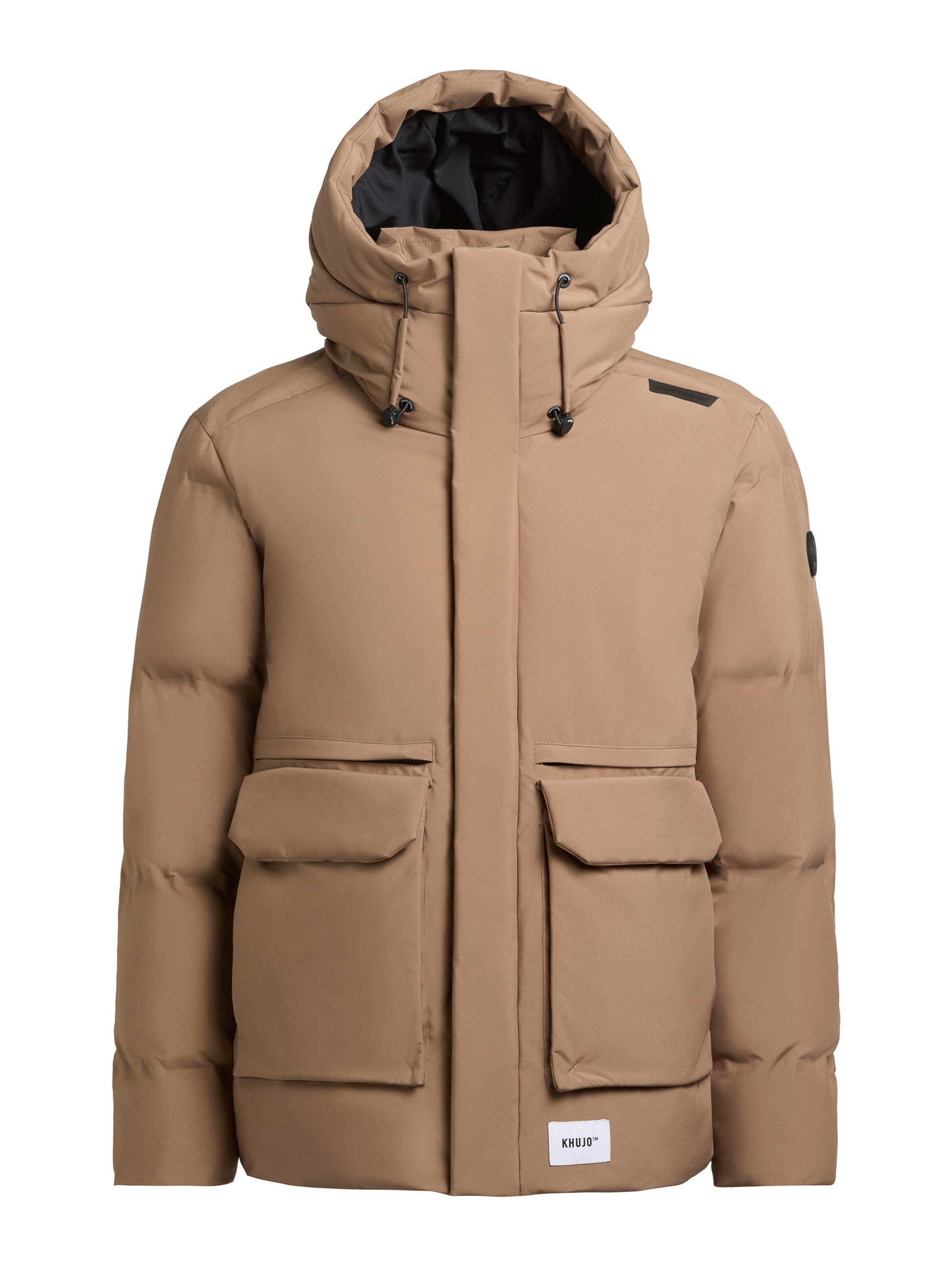 khujo Winter jacket 'Dave' in Brown: front
