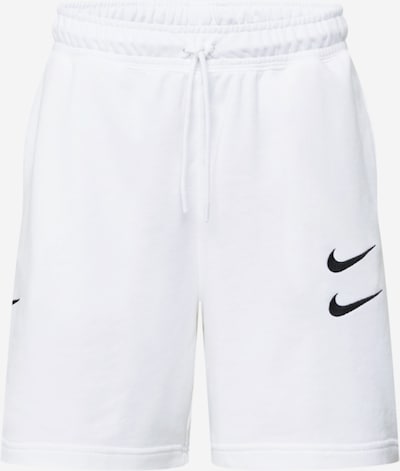 Pantaloni sport Nike Sportswear pe negru / alb, Vizualizare produs