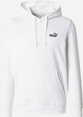 PUMA Спортивный свитшот 'ESS No. 1' в Белый: спереди