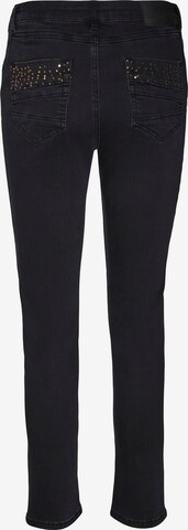 VERO MODA Slimfit Jeans 'YOURS' in Schwarz