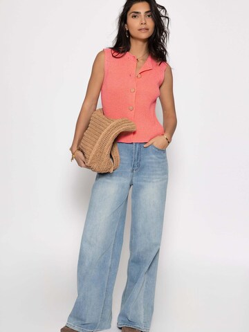 SASSYCLASSY Strickweste‌‌‌‌‌ in Orange