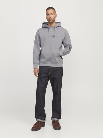 Sweat-shirt 'JJRDDBenjamin' JACK & JONES en gris