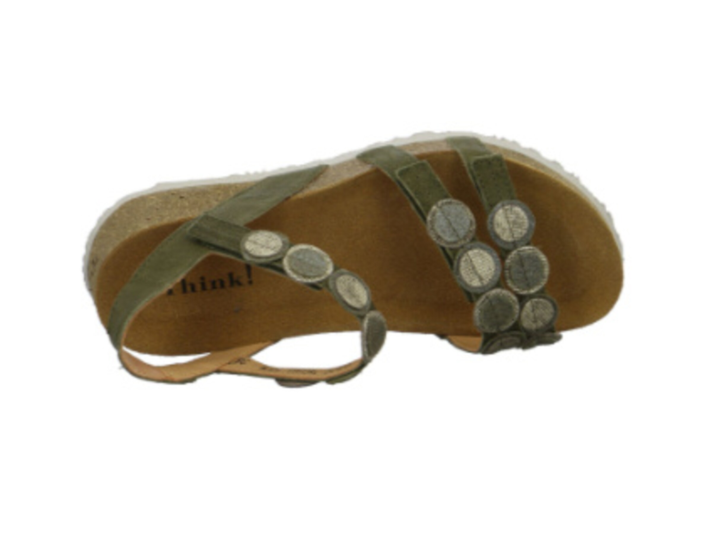 THINK! Strap sandal in Green
