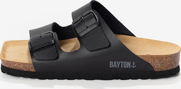 Bayton - Zapatos abiertos 'Athena' en negro: frente