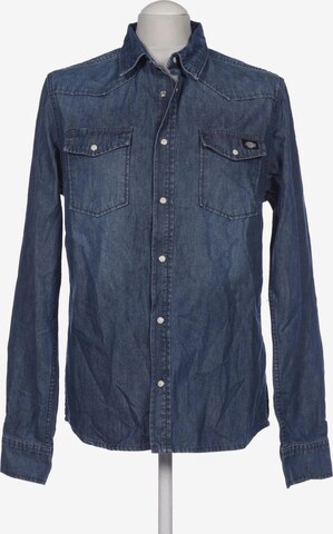 DICKIES Button Up Shirt in M in Blue: front
