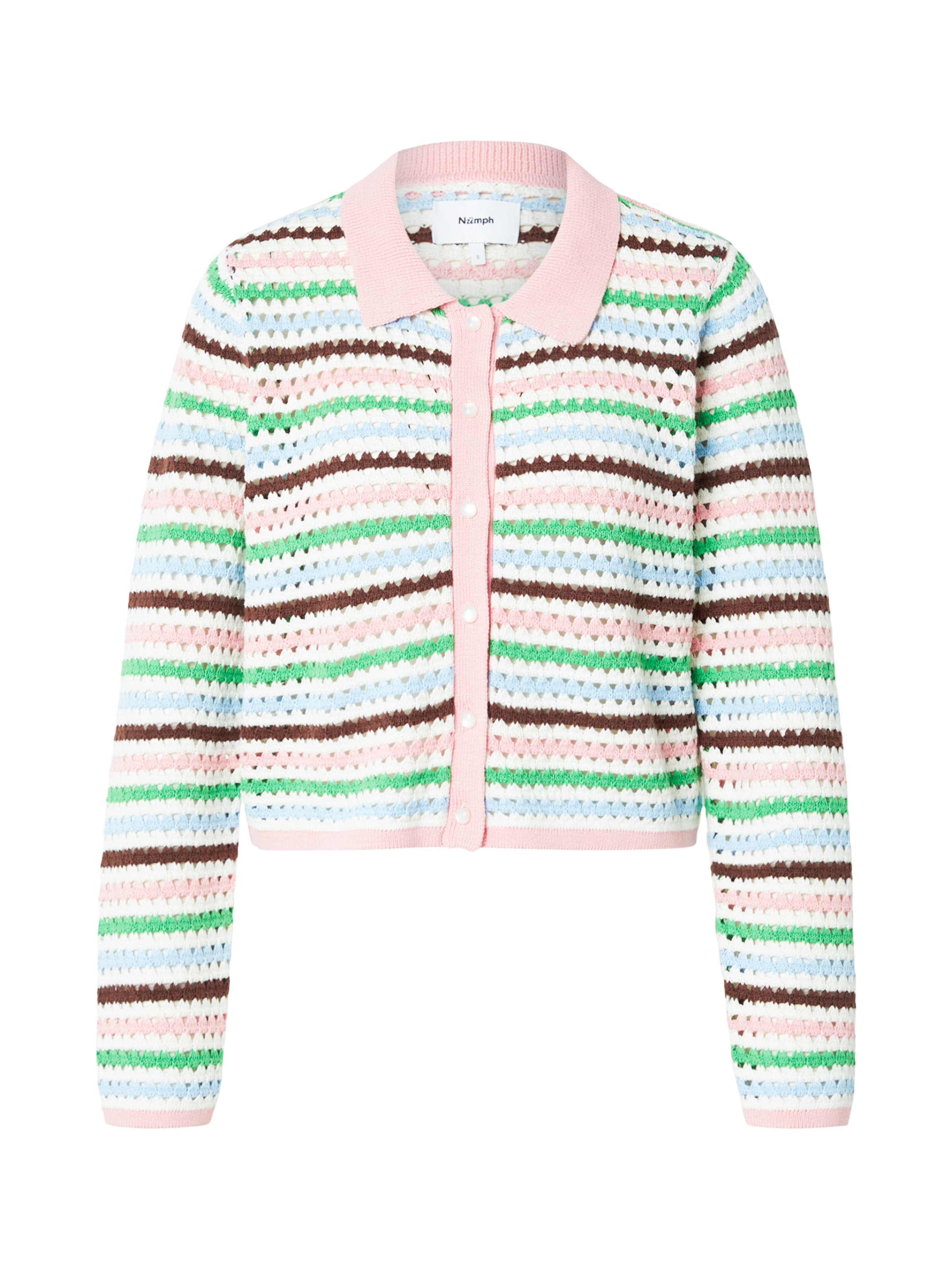 NÜMPH Kardigán 'NANCY' - Ružová: predná strana