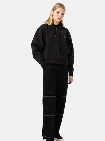 DICKIES Sweatvest 'OAKPORT' in Zwart