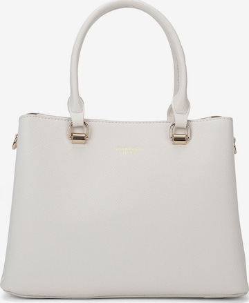 Borsa a mano 'Borsa a Mano Vegan Leather Diana & Co Firenze - Zip e Tracolla Rimovibile' di Diana&Co. in bianco: frontale