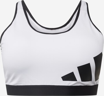 Bustier Soutien-gorge de sport 'Believe This' ADIDAS PERFORMANCE en blanc : devant