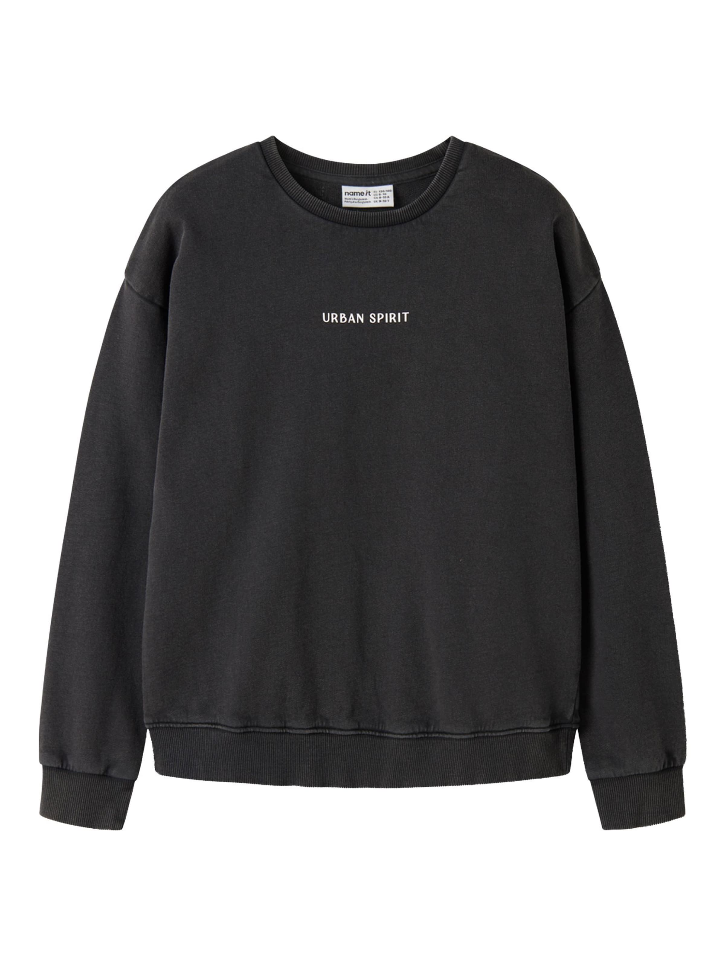 Felpa di NAME IT in nero: frontale