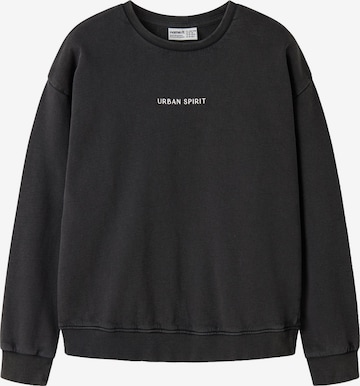 Felpa di NAME IT in nero: frontale