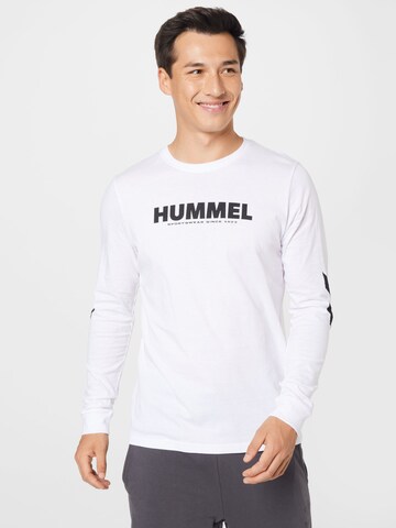 Tricou funcțional 'Legacy' de la Hummel pe alb: față