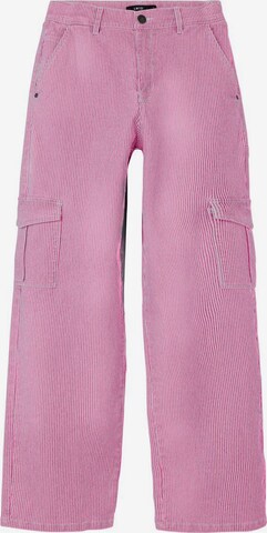 Pantalon NAME IT en rose : devant