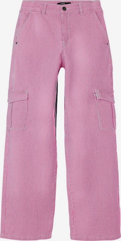 Pantalon NAME IT en rose : devant