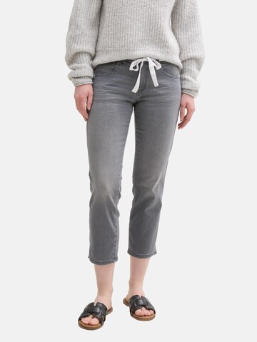 Coupe slim Jean 'ALEXA ' TOM TAILOR en gris : devant