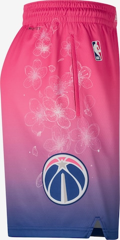 NIKE Loose fit Workout Pants 'NBA Washington Wizards Swingman City Edition' in Pink