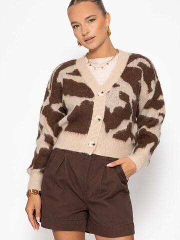 SASSYCLASSY Oversizestrickjacke‌‌‌‌‌ in Braun