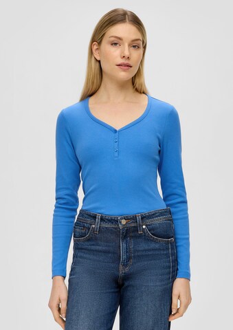 s.Oliver Shirt in Blauw: voorkant