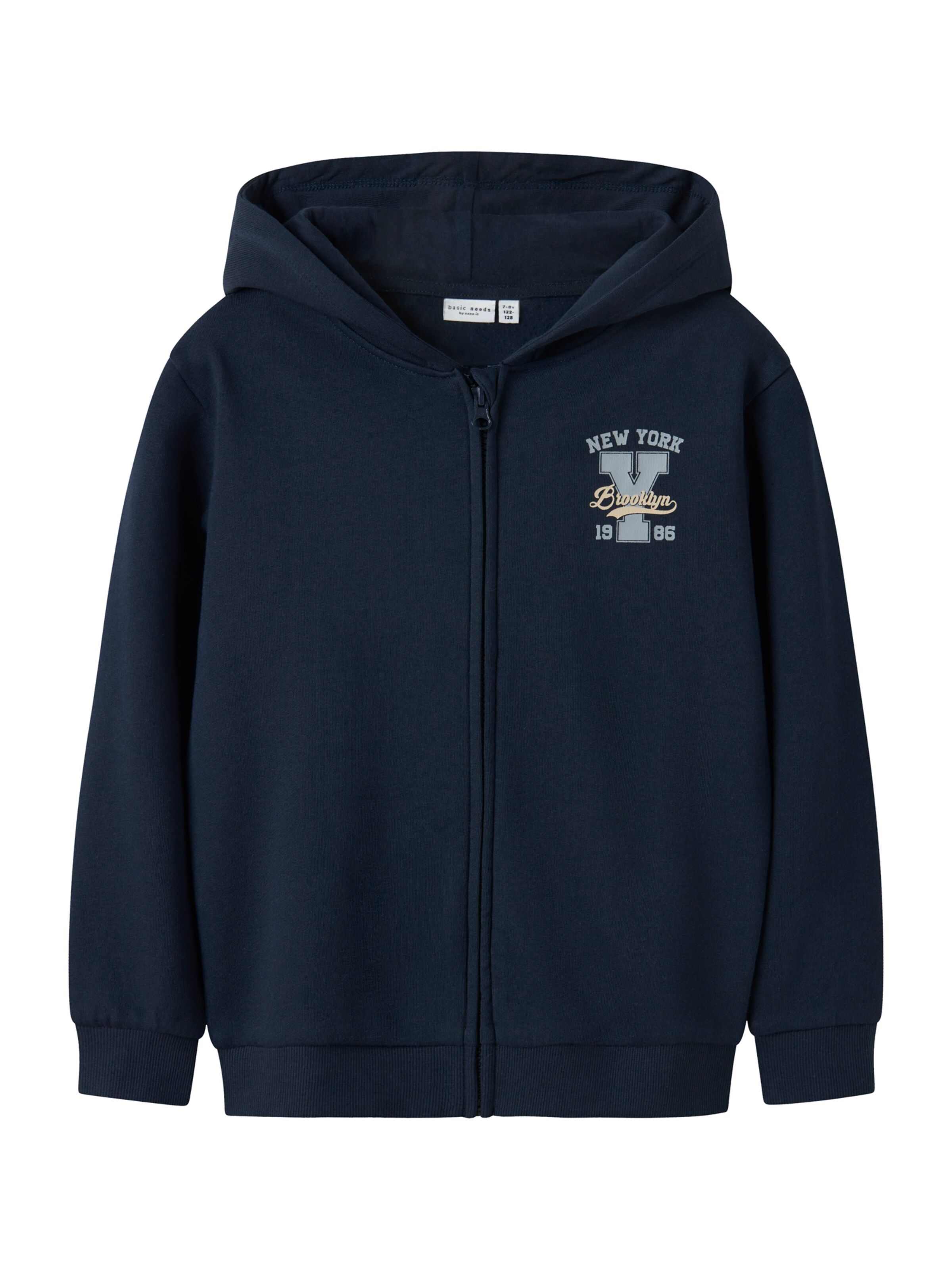 NAME IT Zip-Up Hoodie 'NKMVOLTINUS' in Blue: front