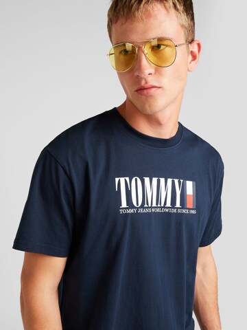 Tommy Jeans T-shirt i blå