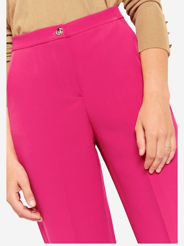 Regular Pantaloni cu dungă de la LolaLiza pe roz