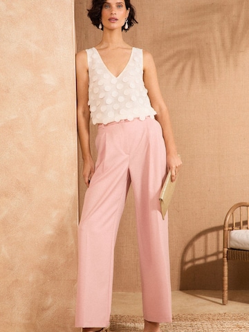 love & roses Top in Weiß