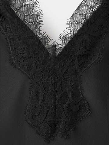 MANGO Top 'FACIL' - Čierna