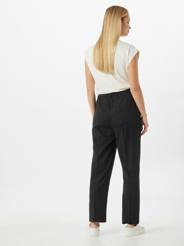 Gina Tricot Regular Trousers with creases 'Saina' in Grey