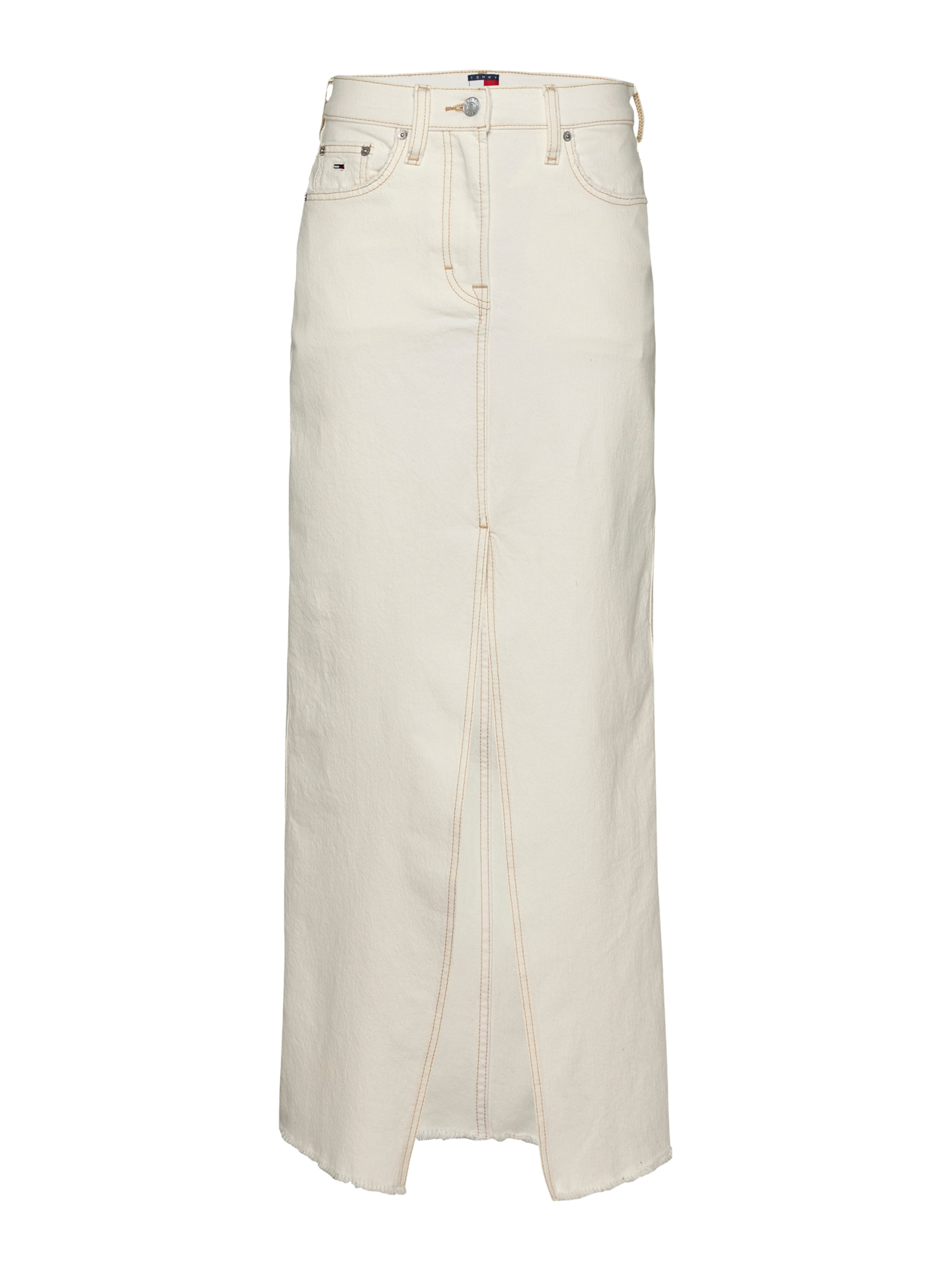 Tommy Jeans Nederdel 'CLAIRE' i hvid: forside