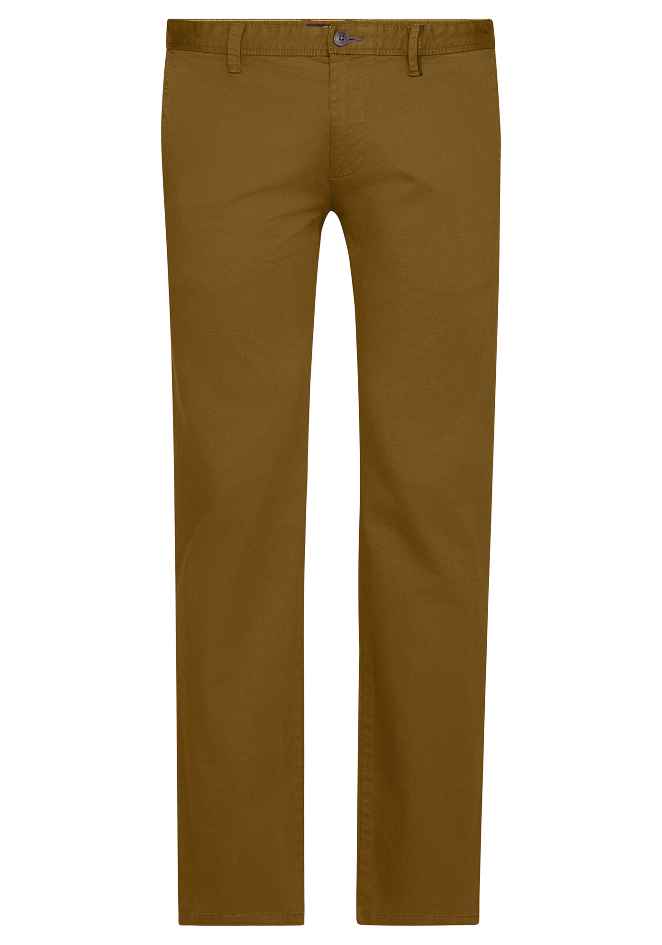 REDPOINT Chino Pants in Brown: front