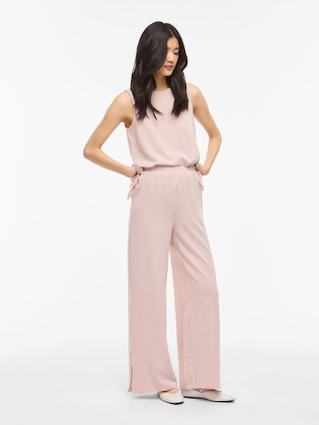 VILA - Pierna ancha Pantalón en rosa: frente