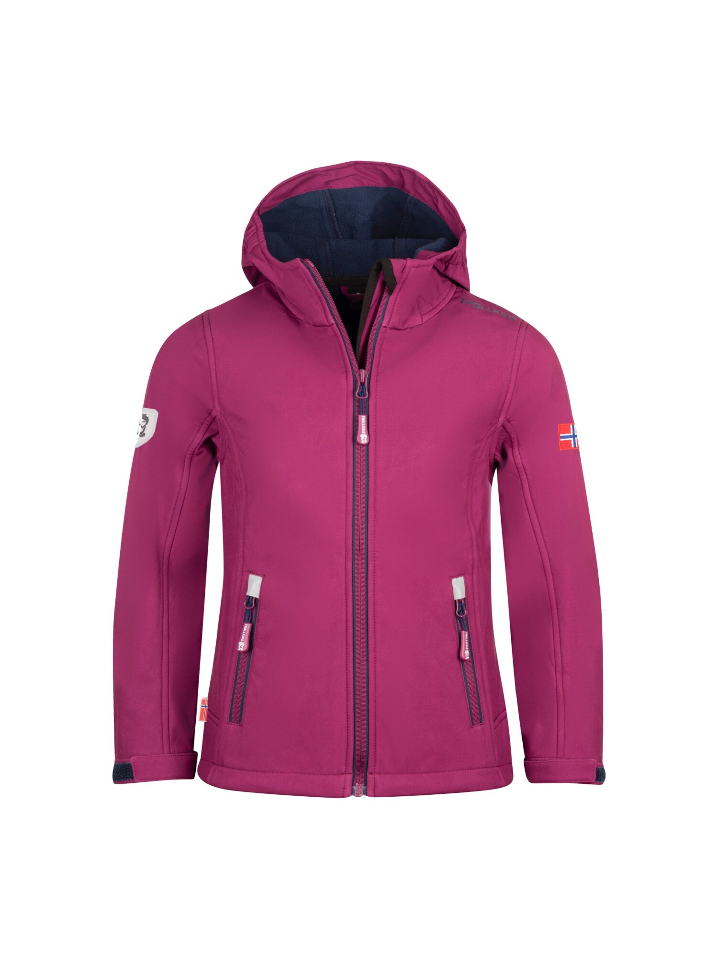 TROLLKIDS Outdoor jacket in Purple: front