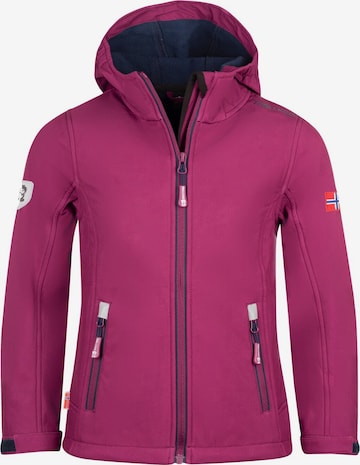 TROLLKIDS Outdoor jacket in Purple: front