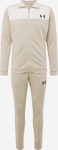 UNDER ARMOUR Tracksuit 'Emea' in Beige: front