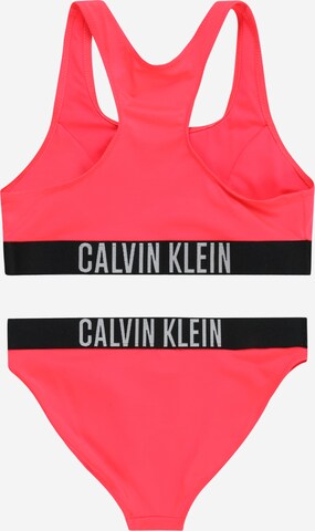 Calvin Klein Swimwear Bralette Bikini in Red