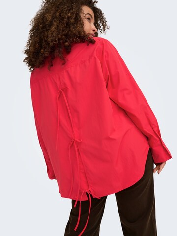 ONLY Carmakoma Blouse 'CAROREGON ALVA' in Red